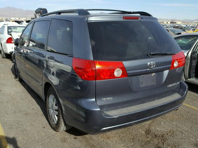 5TDZK23C18S141462 - 2008 TOYOTA SIENNA CE CHARCOAL photo 3