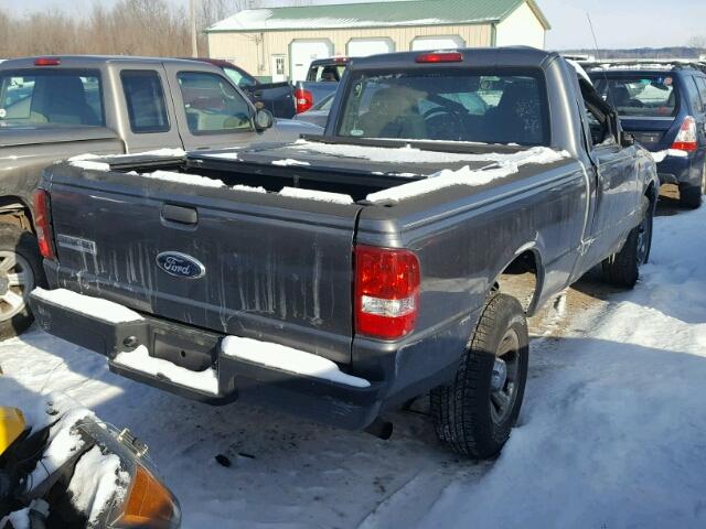 1FTYR10D08PA52992 - 2008 FORD RANGER CHARCOAL photo 4