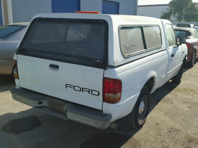 1FTCR10A7PUD70852 - 1993 FORD RANGER WHITE photo 4