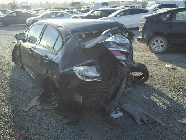 19XFB2F8XEE202484 - 2014 HONDA CIVIC EX შავი ფოტო 3