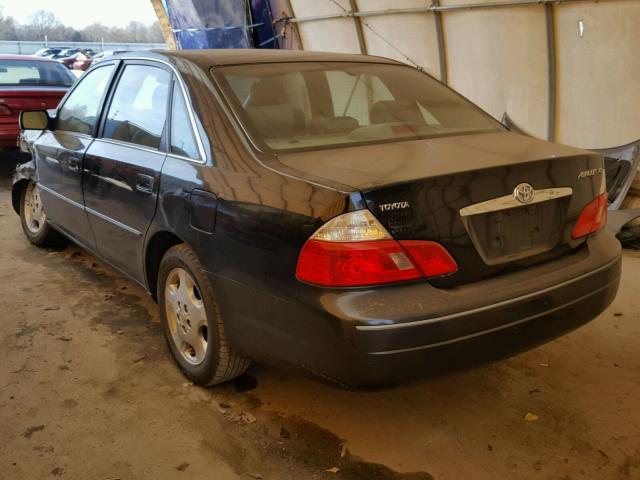 4T1BF28B14U375754 - 2004 TOYOTA AVALON XL BLACK photo 3