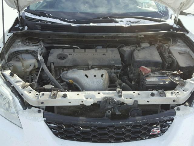 2T1KE40E69C010984 - 2009 TOYOTA COROLLA MA WHITE photo 7