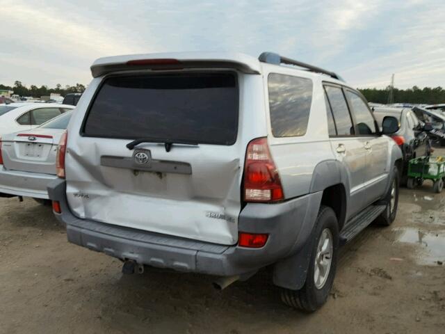 JTEZU14RX30005944 - 2003 TOYOTA 4RUNNER SR SILVER photo 4