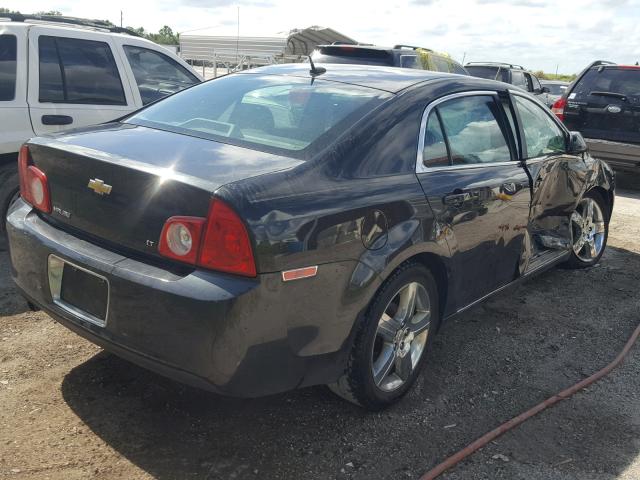 1G1ZH57B294260998 - 2009 CHEVROLET MALIBU 1LT BLACK photo 4