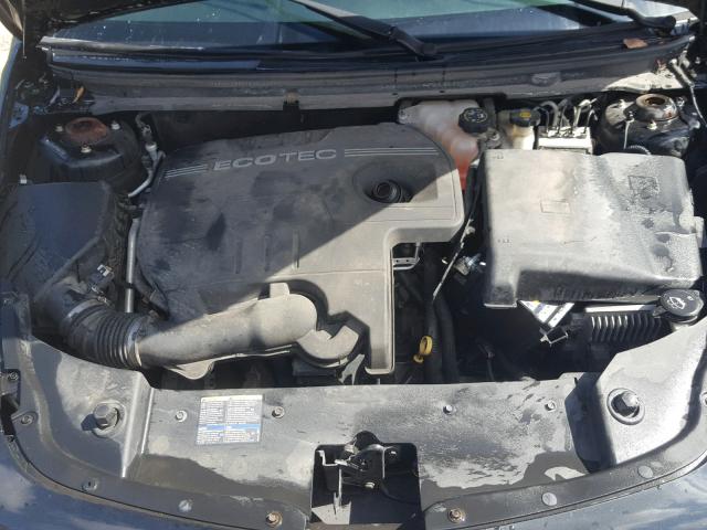 1G1ZH57B294260998 - 2009 CHEVROLET MALIBU 1LT BLACK photo 7