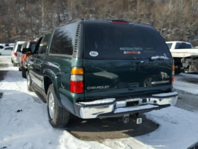 1GNFK16ZX4J230720 - 2004 CHEVROLET SUBURBAN K GREEN photo 3