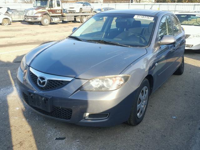 JM1BK32F391189739 - 2009 MAZDA 3 I GRAY photo 2