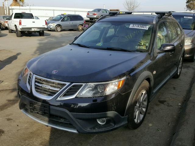 YS3FD5BY5A1614898 - 2010 SAAB 9-3 2.0T BLACK photo 2