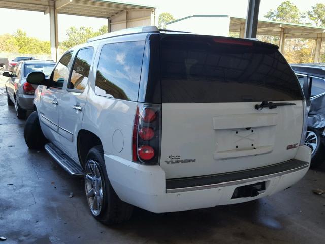 1GKFK63867J344191 - 2007 GMC YUKON DENA WHITE photo 3