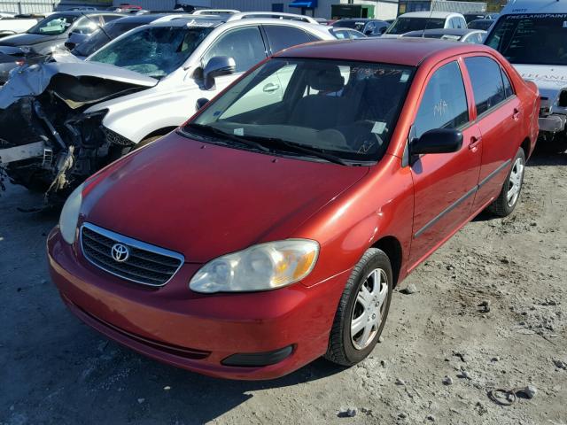 2T1BR32E36C633972 - 2006 TOYOTA COROLLA CE RED photo 2