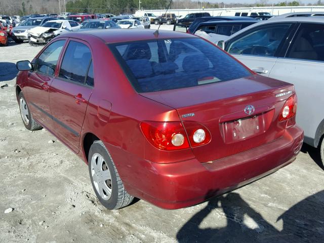 2T1BR32E36C633972 - 2006 TOYOTA COROLLA CE RED photo 3