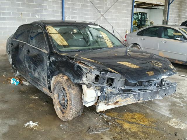 2G1WA5EK1A1117907 - 2010 CHEVROLET IMPALA LS BLACK photo 1