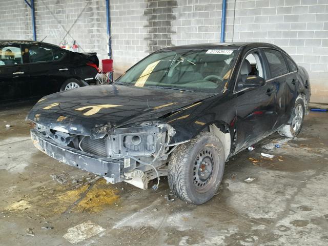 2G1WA5EK1A1117907 - 2010 CHEVROLET IMPALA LS BLACK photo 2