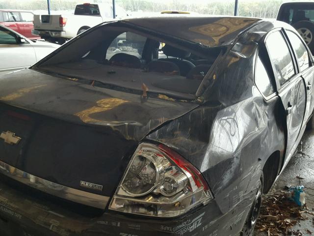 2G1WA5EK1A1117907 - 2010 CHEVROLET IMPALA LS BLACK photo 9