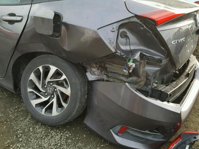 19XFC2F77GE232873 - 2016 HONDA CIVIC EX ნაცრისფერი ფოტო 9