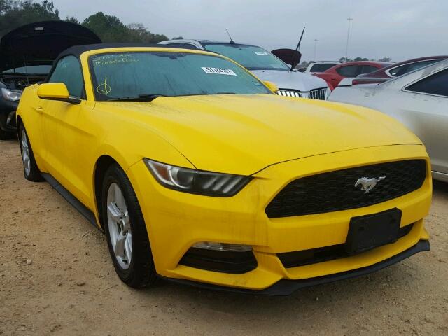 1FATP8EMXG5291967 - 2016 FORD MUSTANG YELLOW photo 1