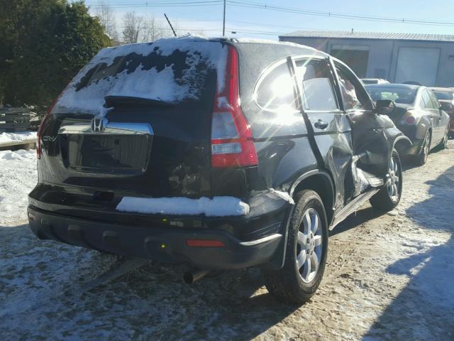 JHLRE48749C016945 - 2009 HONDA CR-V EXL BLACK photo 4