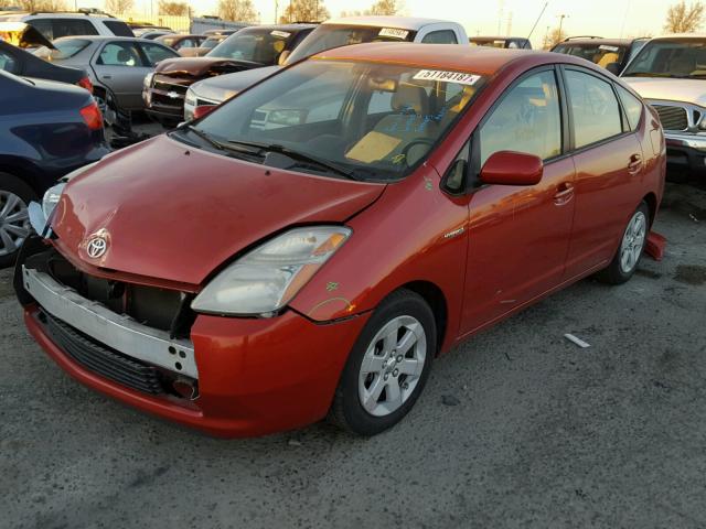 JTDKB20U577552306 - 2007 TOYOTA PRIUS RED photo 2