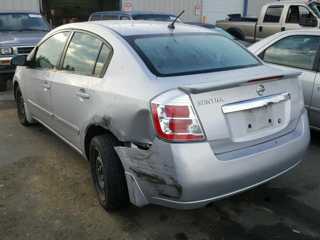 3N1AB6AP6BL647539 - 2011 NISSAN SENTRA 2.0 SILVER photo 3