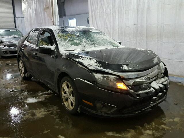 3FAHP0HA0CR379457 - 2012 FORD FUSION SE BLACK photo 1