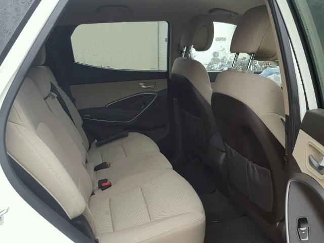 5NMZU3LB7HH025306 - 2017 HYUNDAI SANTA FE S WHITE photo 6