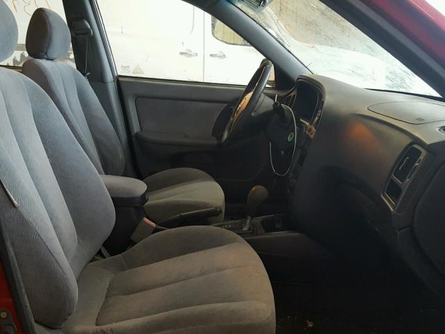 KMHDN46D45U974550 - 2005 HYUNDAI ELANTRA GL RED photo 5