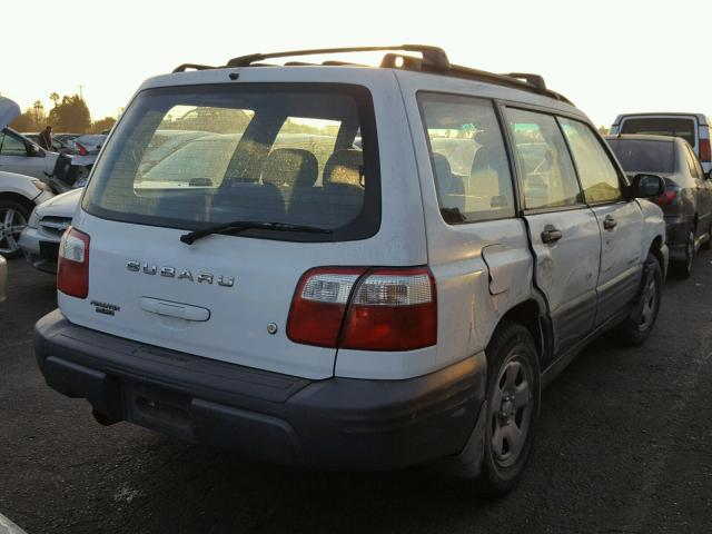 JF1SF63571H739280 - 2001 SUBARU FORESTER L WHITE photo 4