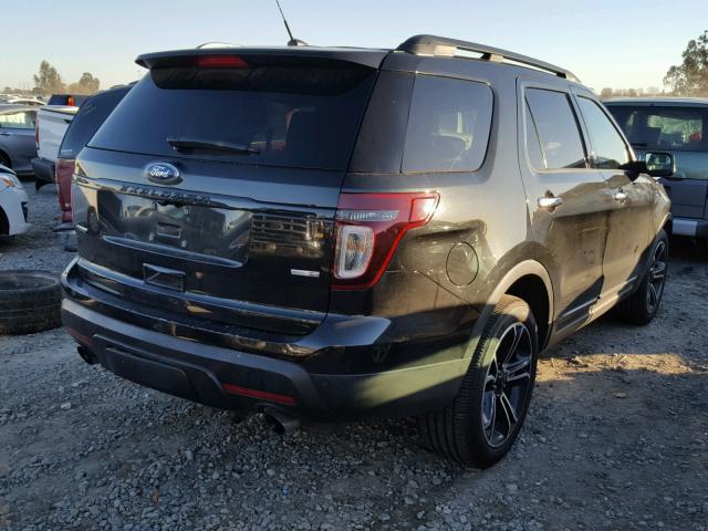 1FM5K8GT1EGA44226 - 2014 FORD EXPLORER S BLACK photo 4