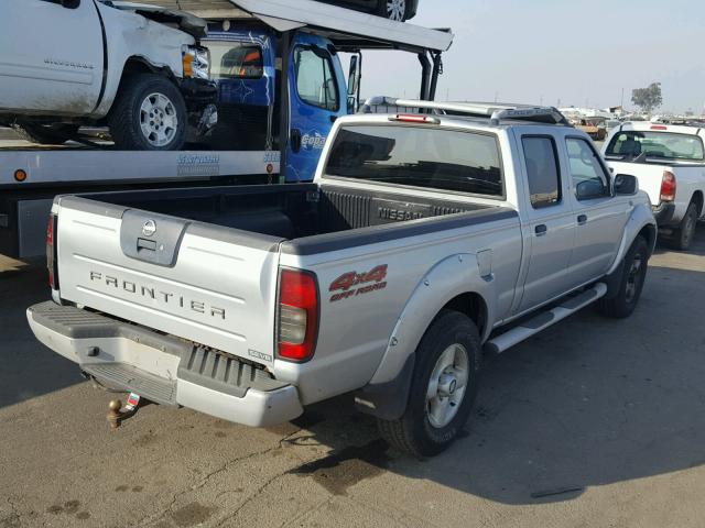 1N6ED29Y32C383106 - 2002 NISSAN FRONTIER C SILVER photo 4