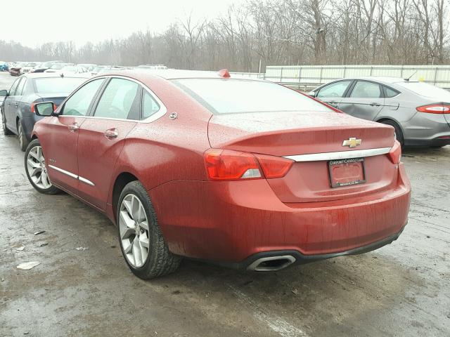 2G1155S38E9217280 - 2014 CHEVROLET IMPALA LTZ BURGUNDY photo 3