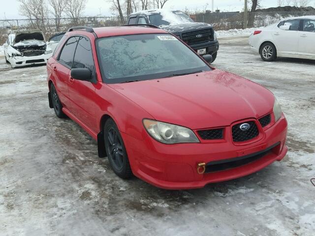 JF1GG67616G802859 - 2006 SUBARU IMPREZA 2. RED photo 1