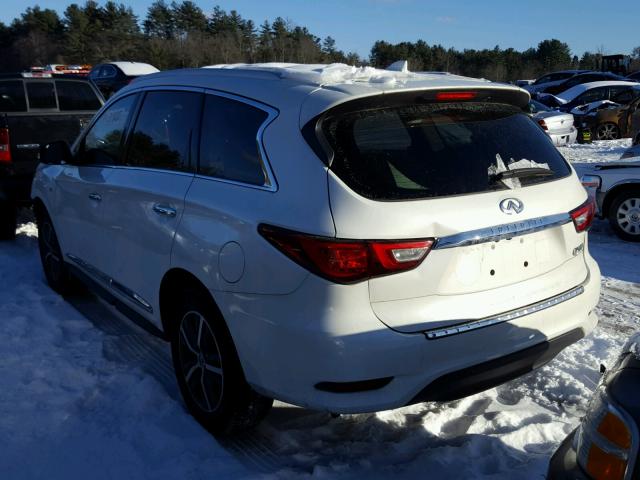 5N1AL0MM4GC502233 - 2016 INFINITI QX60 WHITE photo 3