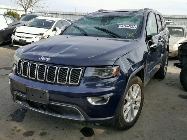 1C4RJFBG9HC886413 - 2017 JEEP GRAND CHER BLUE photo 2