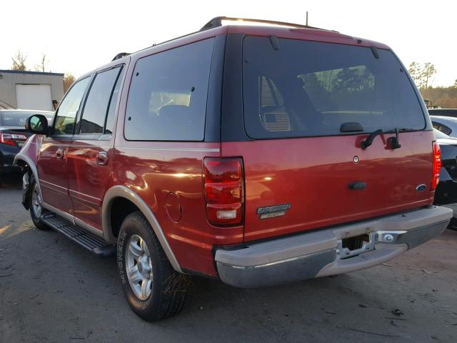 1FMRU17L9WLB15104 - 1998 FORD EXPEDITION RED photo 3