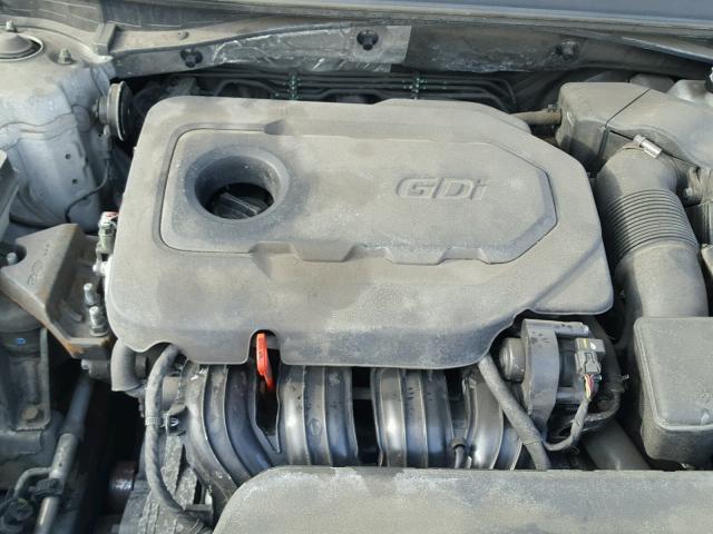 5NPE24AF6FH014846 - 2015 HYUNDAI SONATA SE SILVER photo 7