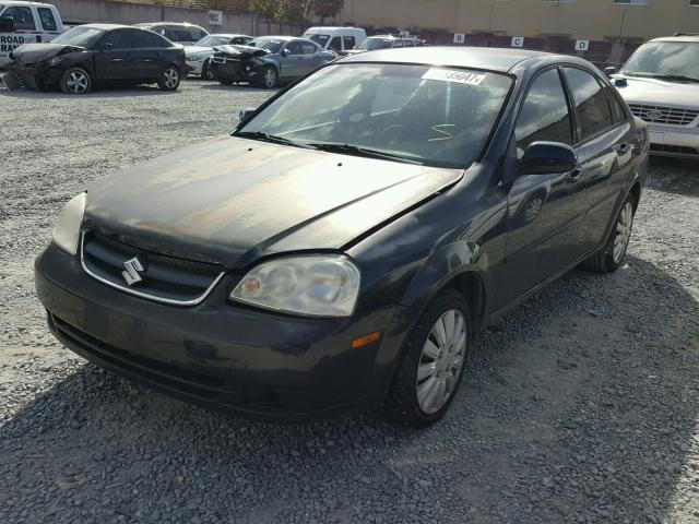 KL5JD56Z27K647807 - 2007 SUZUKI FORENZA BA BLACK photo 2