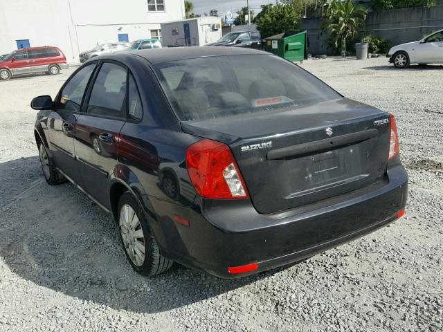 KL5JD56Z27K647807 - 2007 SUZUKI FORENZA BA BLACK photo 3