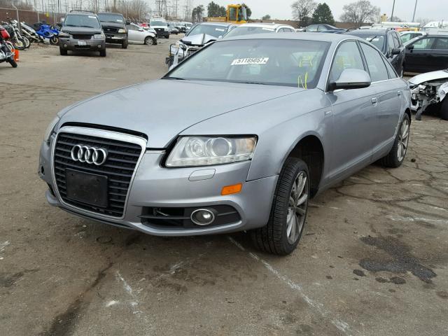 WAUKGAFB9BN058145 - 2011 AUDI A6 PRESTIG GRAY photo 2