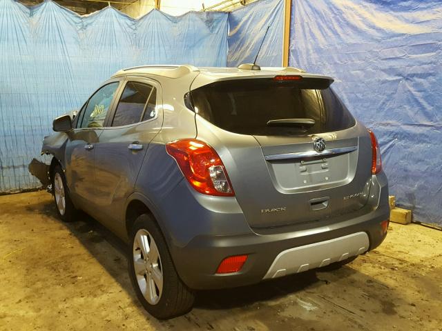 KL4CJFSB6FB174965 - 2015 BUICK ENCORE CON GRAY photo 3