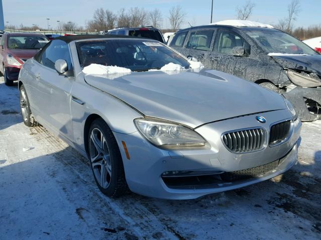 WBALZ3C51CDL73098 - 2012 BMW 650 I Argent photo 1