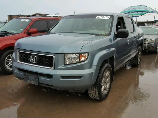 2HJYK16328H512852 - 2008 HONDA RIDGELINE GREEN photo 2