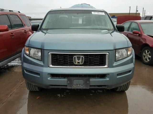 2HJYK16328H512852 - 2008 HONDA RIDGELINE GREEN photo 9