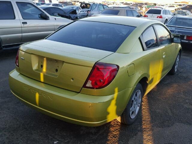 1G8AN12F74Z140278 - 2004 SATURN ION LEVEL GREEN photo 4