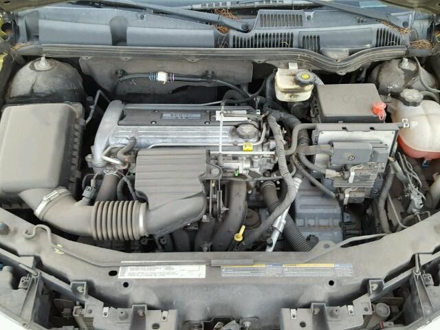 1G8AN12F74Z140278 - 2004 SATURN ION LEVEL GREEN photo 7