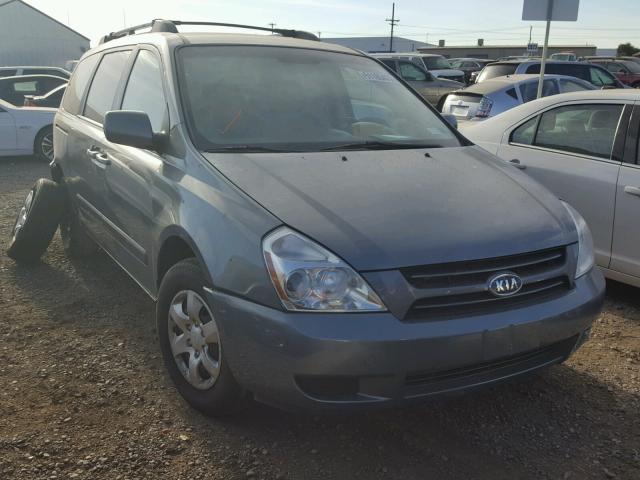 KNDMB233676190942 - 2007 KIA SEDONA EX BLUE photo 1