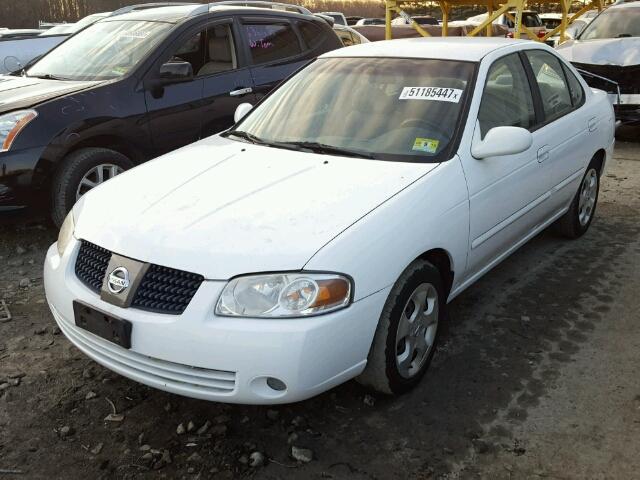 3N1CB51D34L823832 - 2004 NISSAN SENTRA 1.8 WHITE photo 2