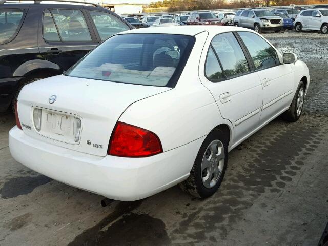 3N1CB51D34L823832 - 2004 NISSAN SENTRA 1.8 WHITE photo 4