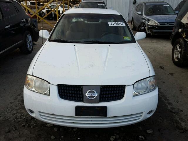 3N1CB51D34L823832 - 2004 NISSAN SENTRA 1.8 WHITE photo 9