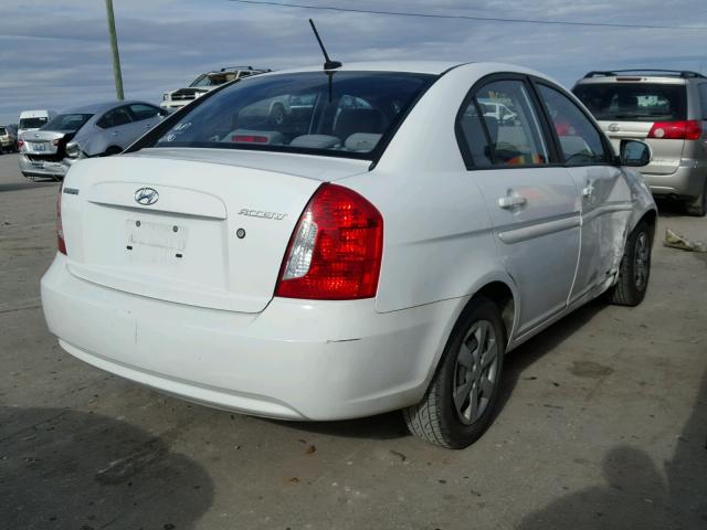 KMHCN4AC4BU618797 - 2011 HYUNDAI ACCENT GLS WHITE photo 4