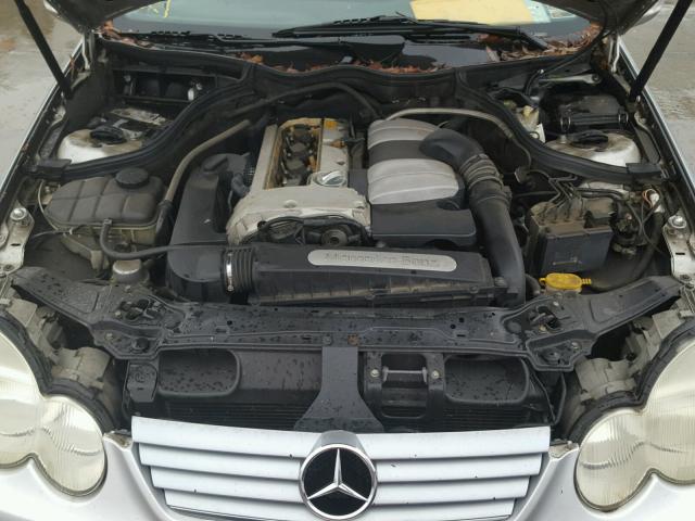 WDBRN47J52A269413 - 2002 MERCEDES-BENZ C 230K SPO SILVER photo 7